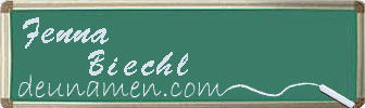 Fenna Biechl Visitenkarte